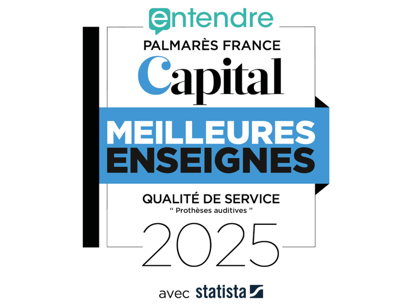 Entendre remporte la seconde place dans la catégorie « Prothèses Auditives » du magazine Capital ! Entendre remporte la seconde place dans la catégorie « Prothèses Auditives » du magazine Capital !
